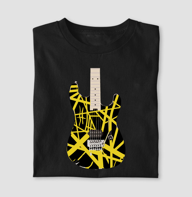 Frankenstrat Guitar: Black 'n' Yellow Edition
