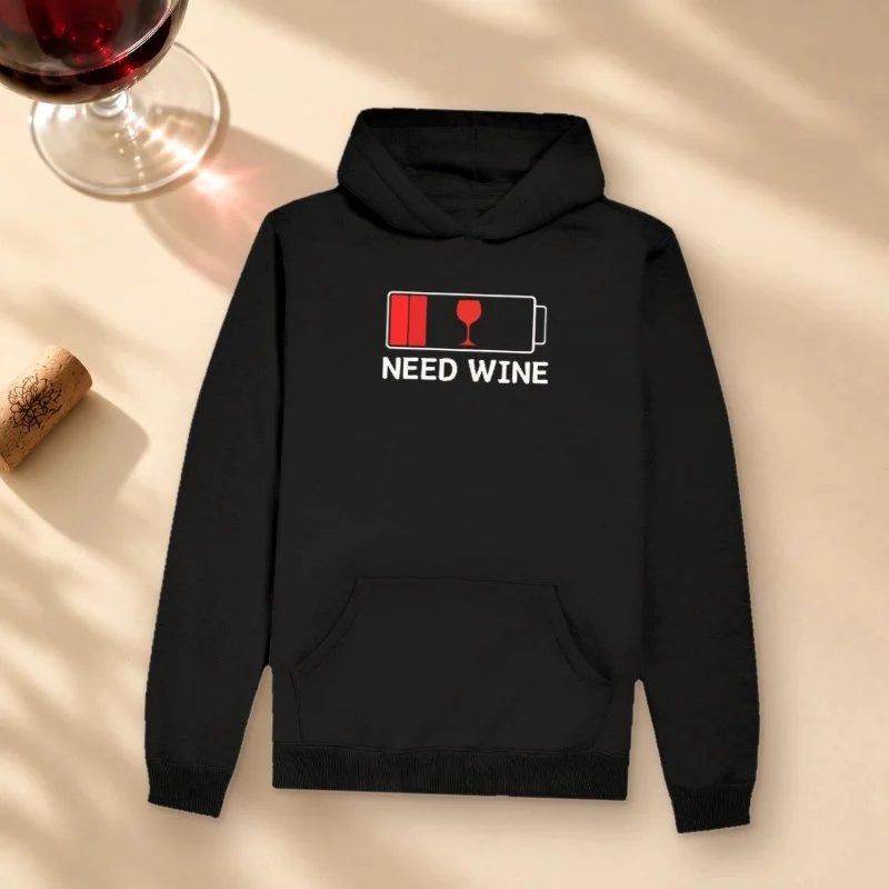 Moletom Need Wine - Hoodie Moletom