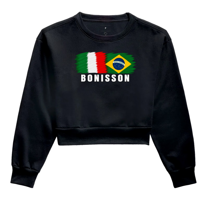 Bonisson  - Cropped Moletom