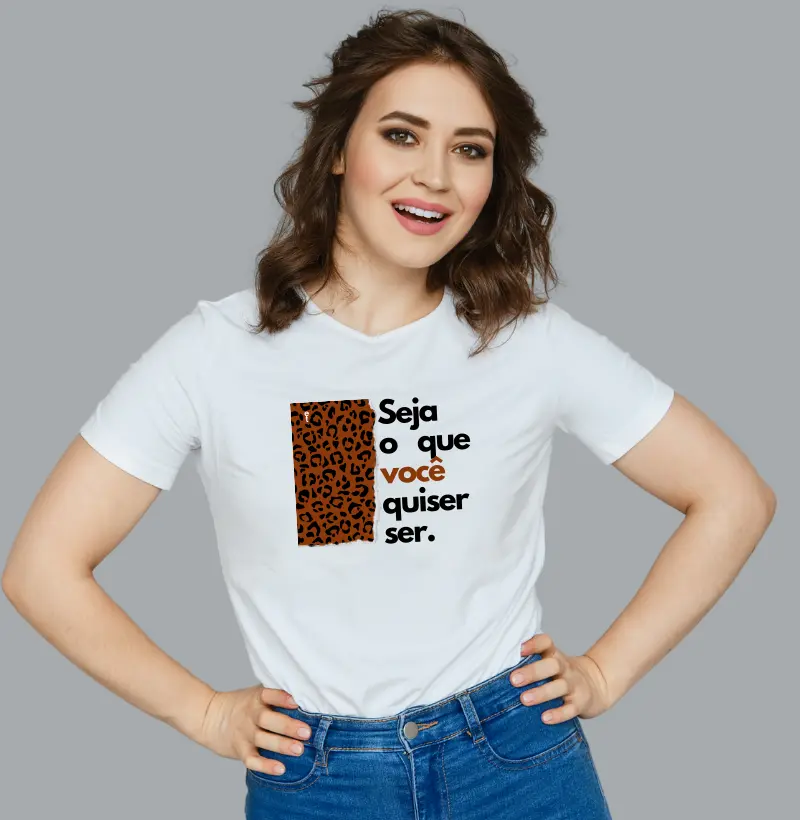Camiseta Feminina Onça