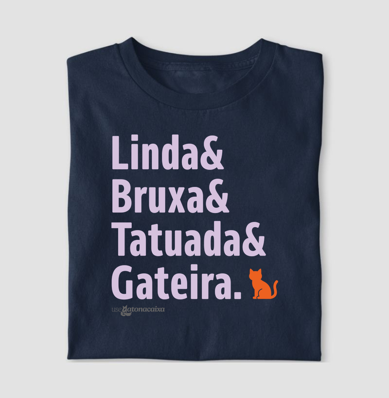 Linda, bruxa, tatuada e gateira