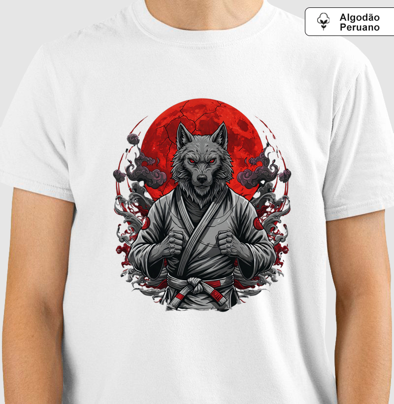Wolf - Jiu-Jitsu Lifestyle - Algodão Peruano
