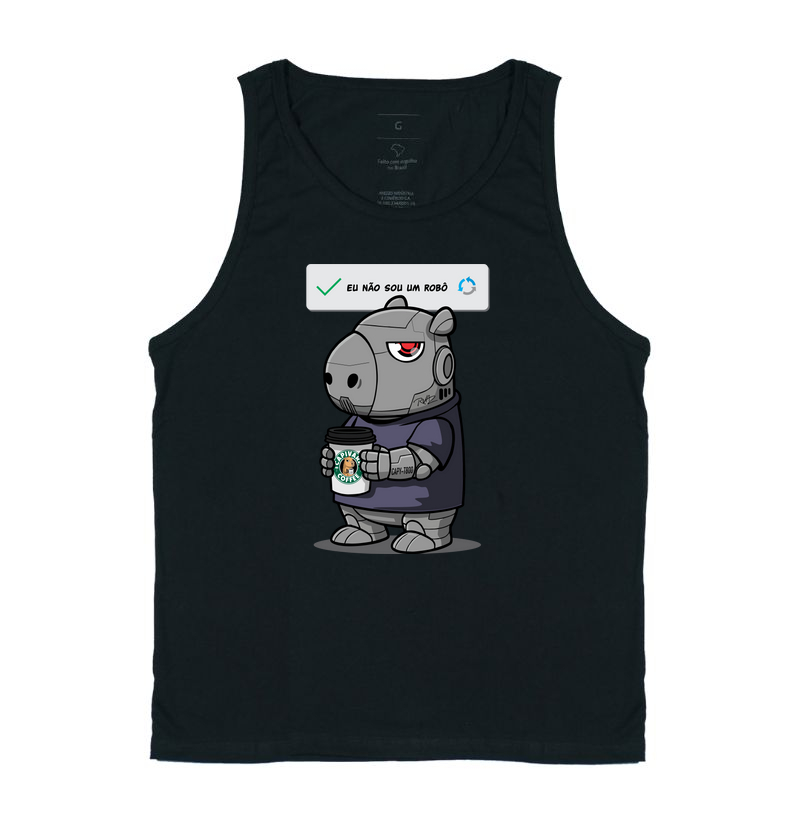 Camiseta Capivara Robô - Regata