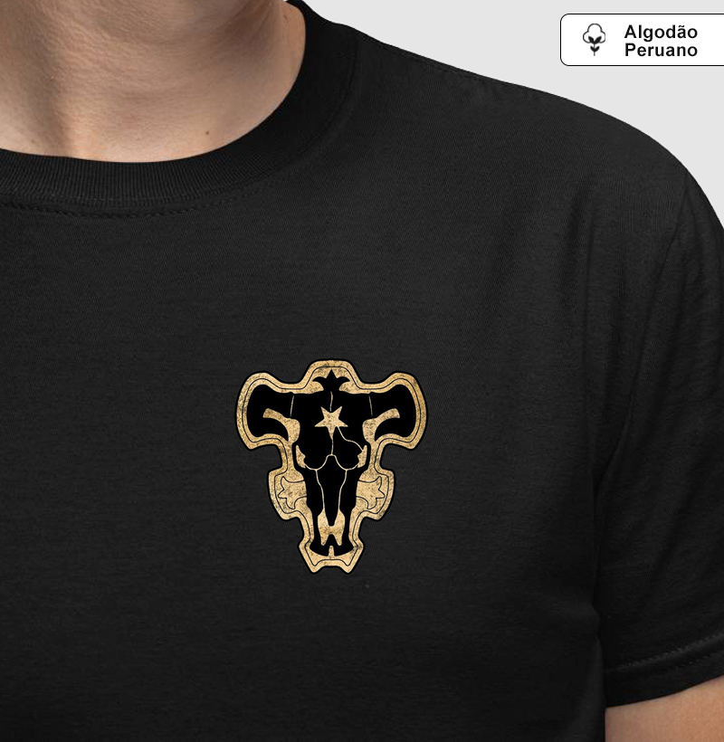Black Bulls - Camiseta Algodão Peruano