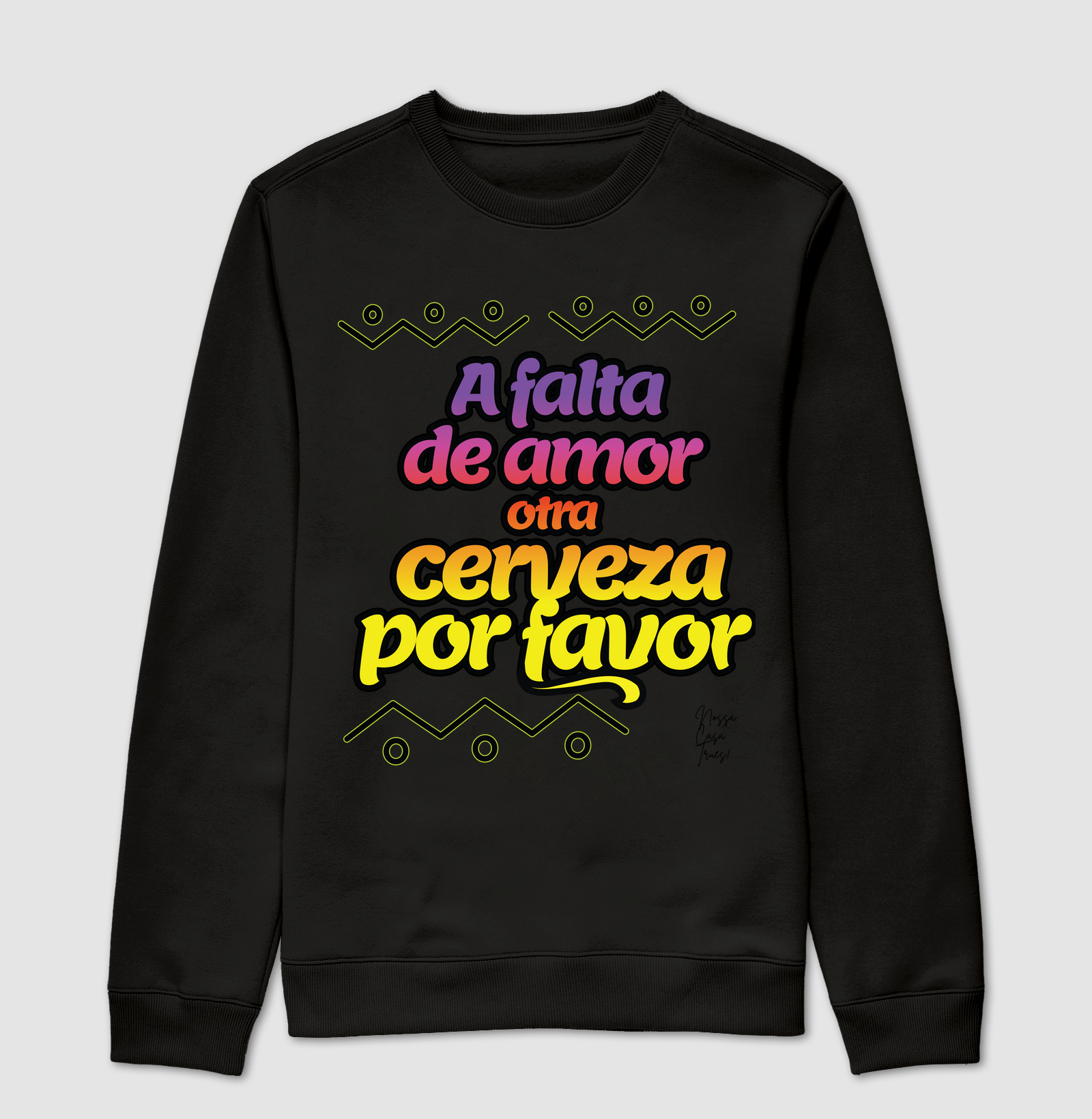 A falta de amor, otra cerveza por favor