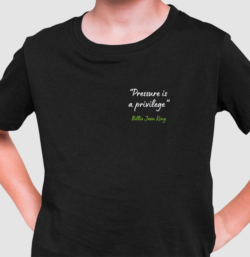 Pressure is a privilege - minimalista