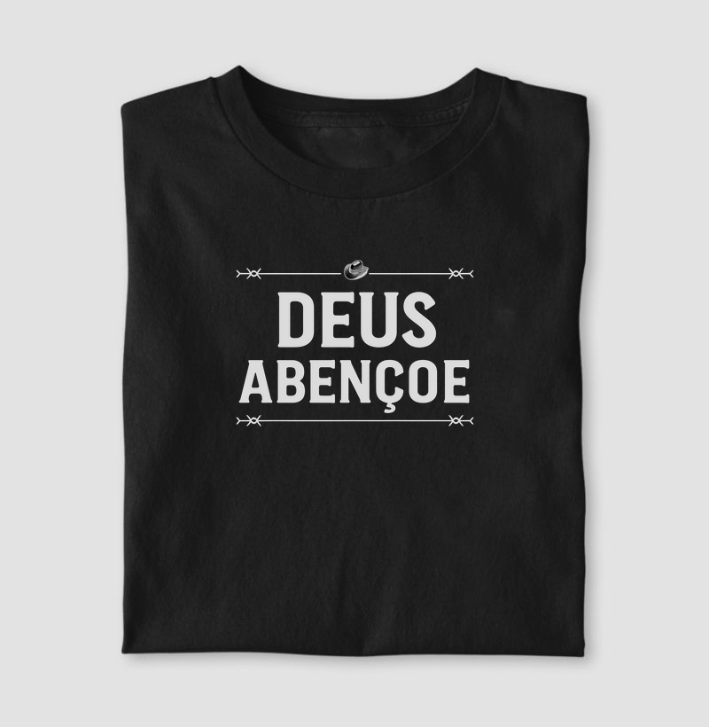 Camiseta Dia dos Pais - Deus Abençoe - Algodão 30.1 