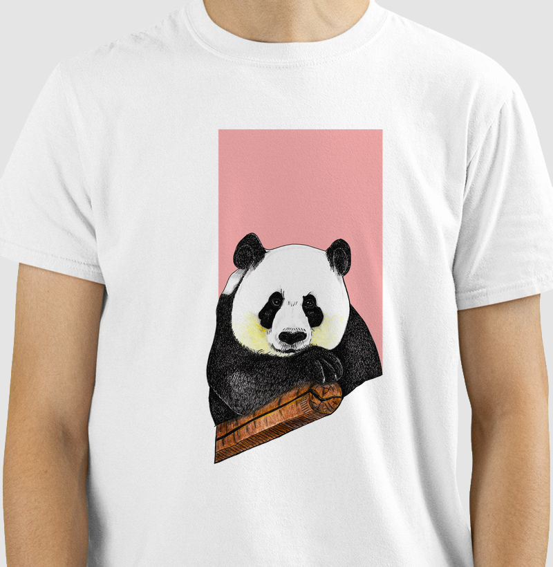 Camiseta O Urso Panda