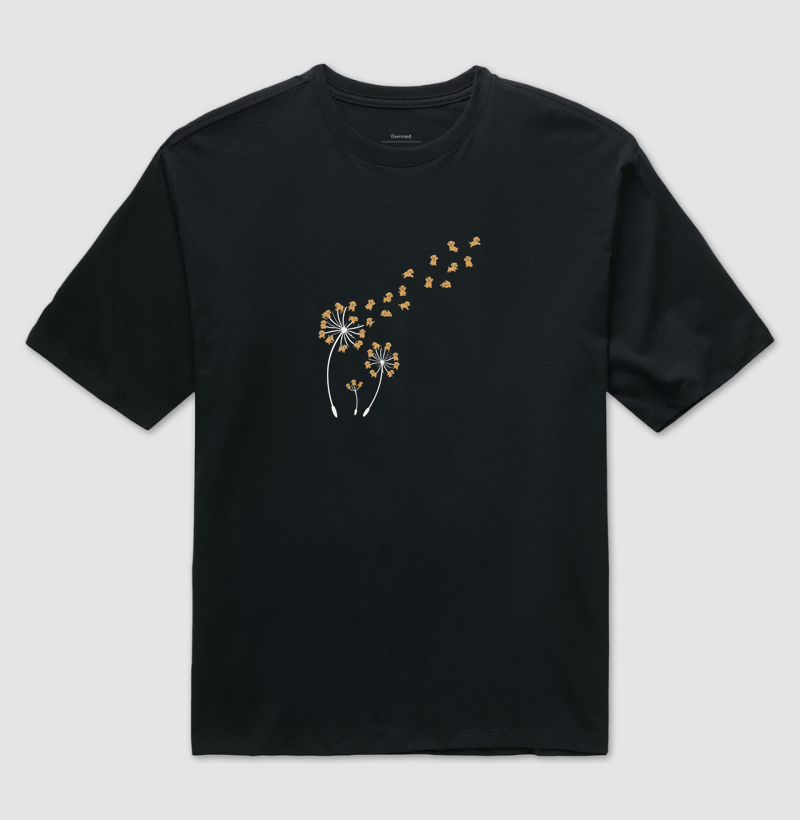 Pétalas de Patinhas - Camiseta Oversized