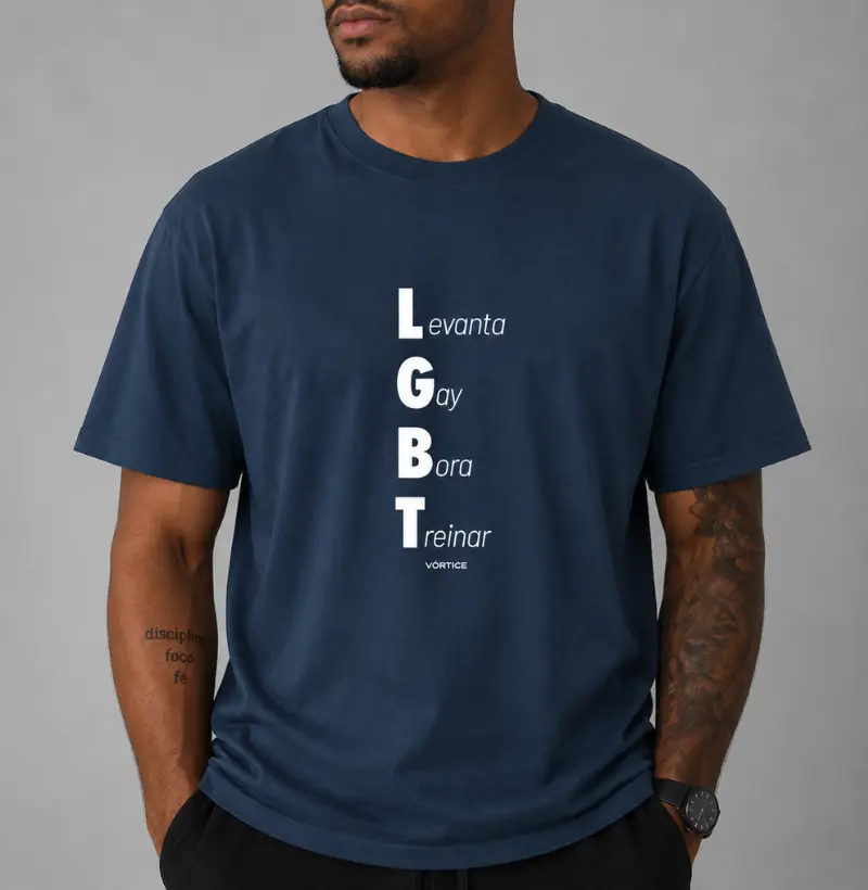 T-shirt - Levanta gay bora treinar