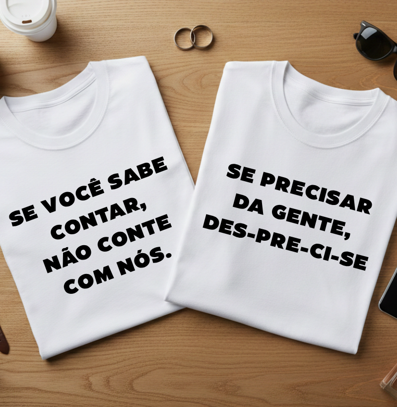 Se precisar da gente… des-pre-ci-se 😌 #180