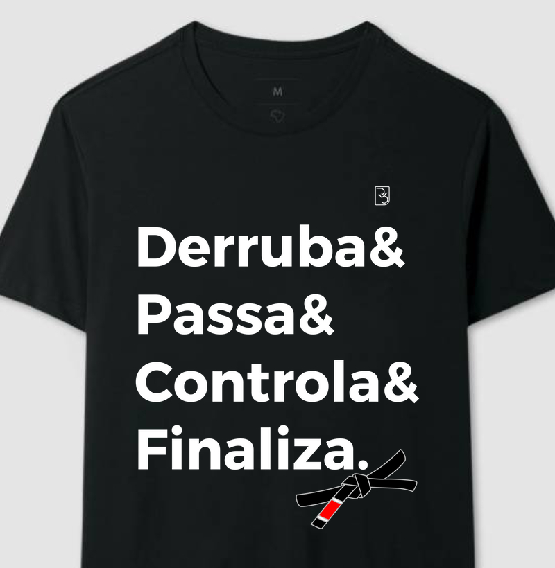 Camiseta passo a passo Jiu-Jitsu