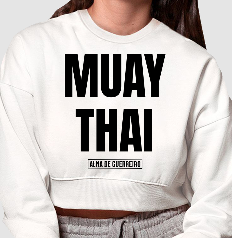 Cropped Moletom Muay Thai - All Type - ADG