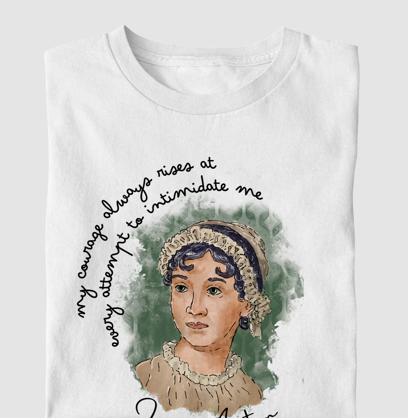 My courage always rises de Jane Austen