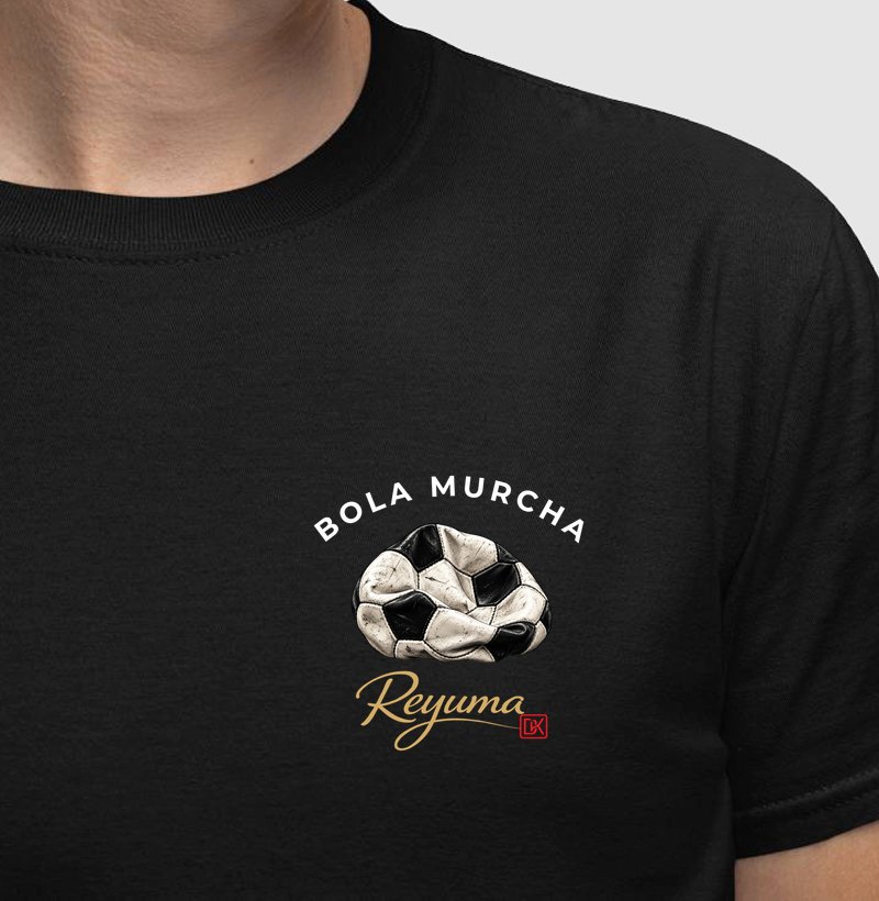 Camiseta Masculina, Feminina, Babylook e Unissex Futebol “Bola Murcha” - Algodão 100%  - Camiseta