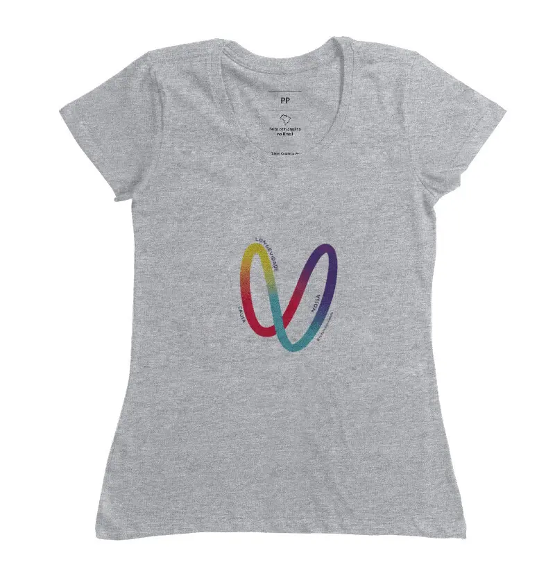 Longevidade Nossa Causa Feminina Cinza