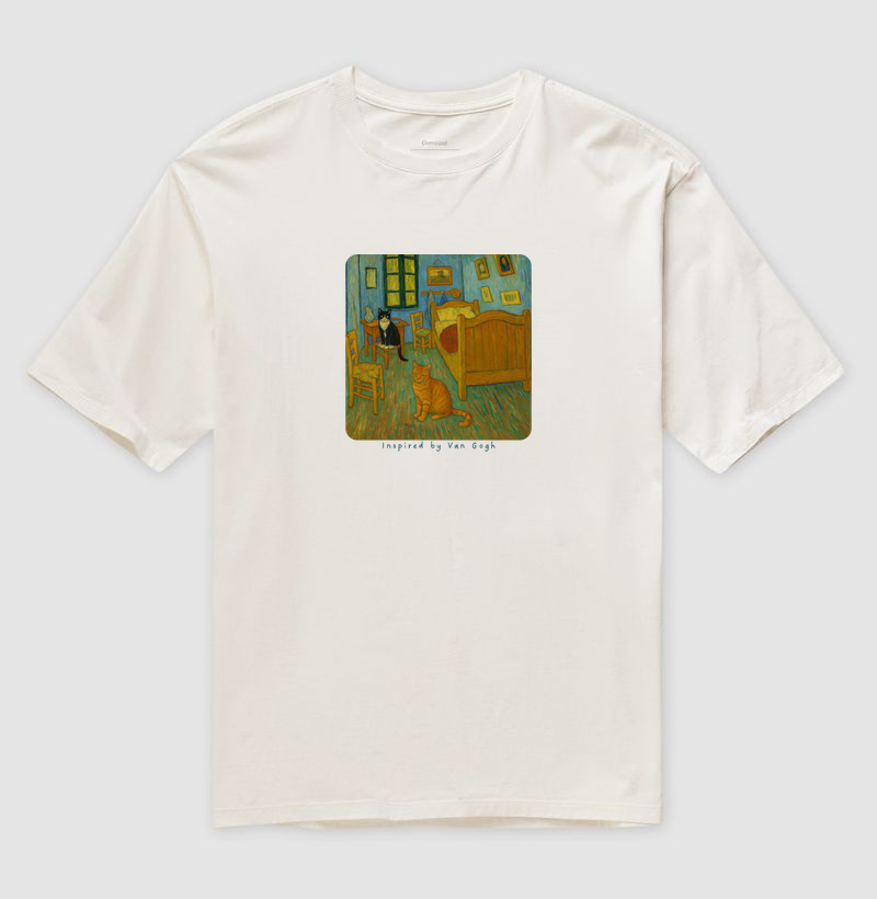 Camiseta O Quarto dos Gatos em Arles 