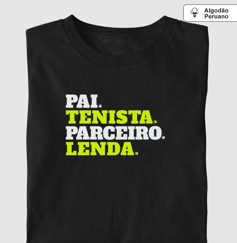 Pai parceiro! - Camiseta Algodão Peruano