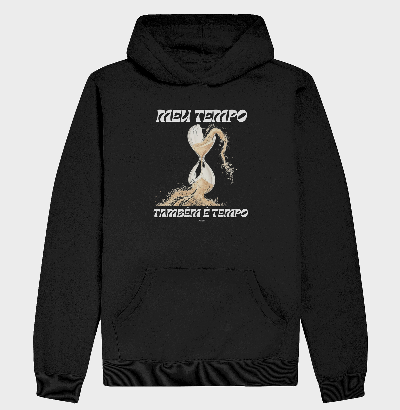 Meu tempo também é tempo - Hoodie Moletom