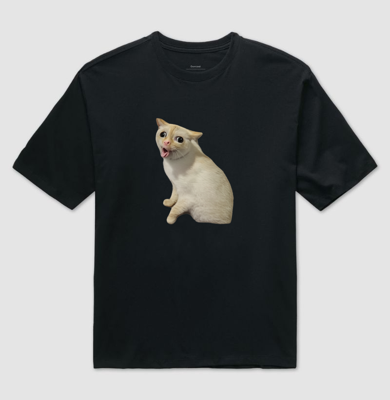 Camiseta Gato Meme Vomit