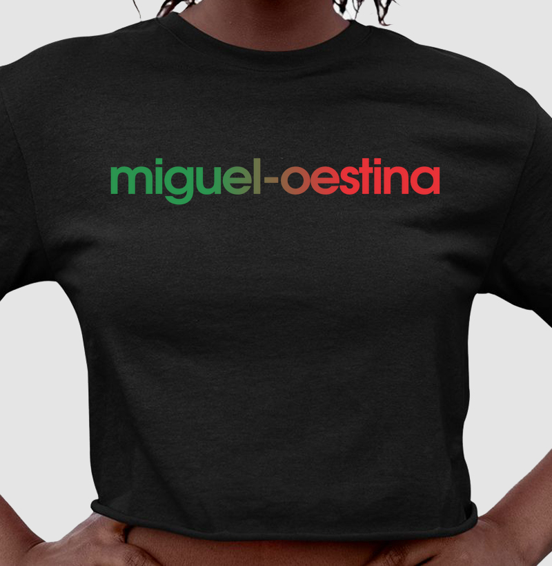 Cropped Miguel-Oestina Cores da Bandeira