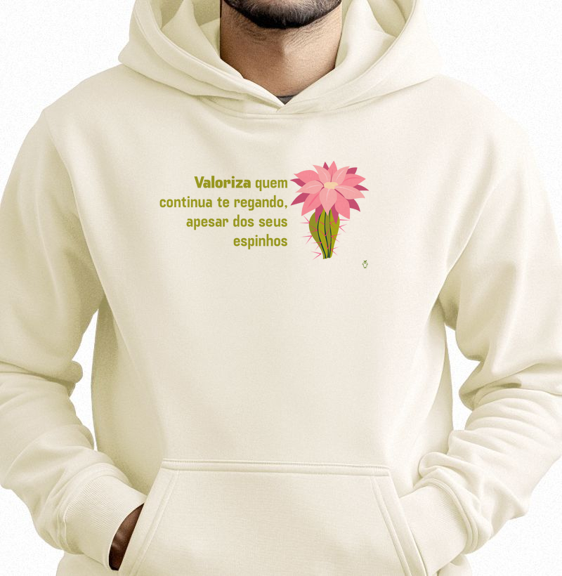 Valoriza quem continua te regando, apesar dos seus espinhos 