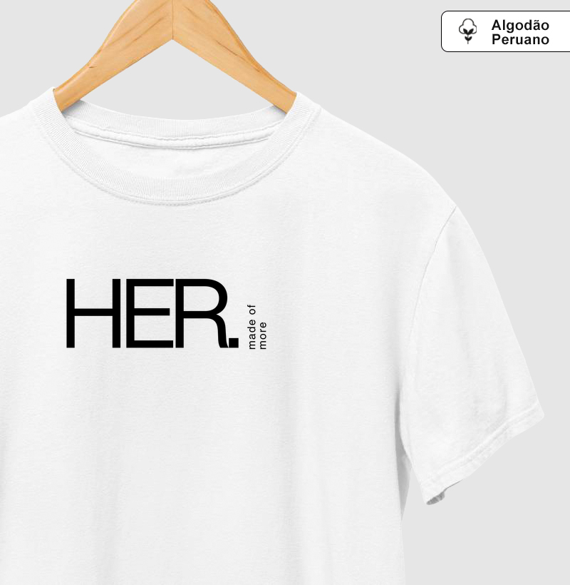 Camiseta Algodão Peruano HER 