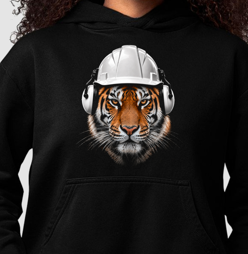 Foco Animal Tigre - Hoodie Moletom