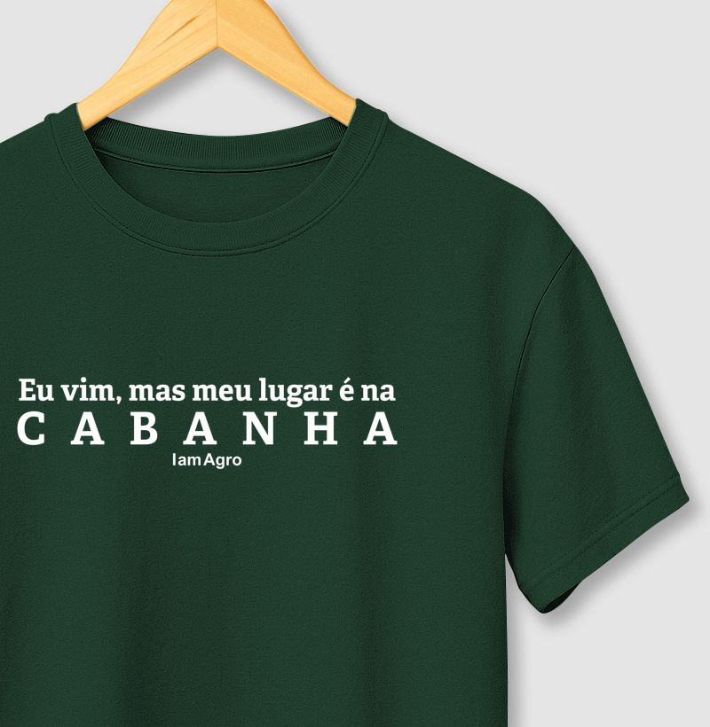 Camiseta Meu lugar é na Cabanha