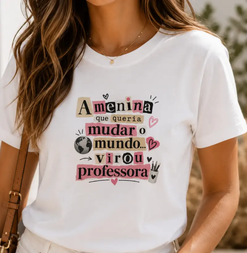 A menina que queria mudar o mundo… virou professora