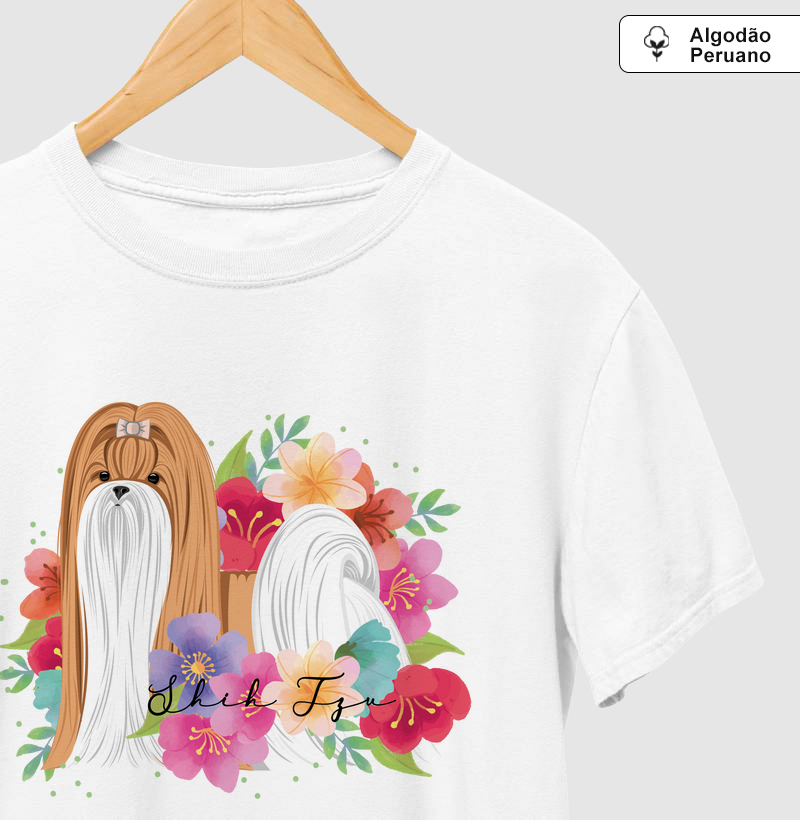 Shih Tzu Floral