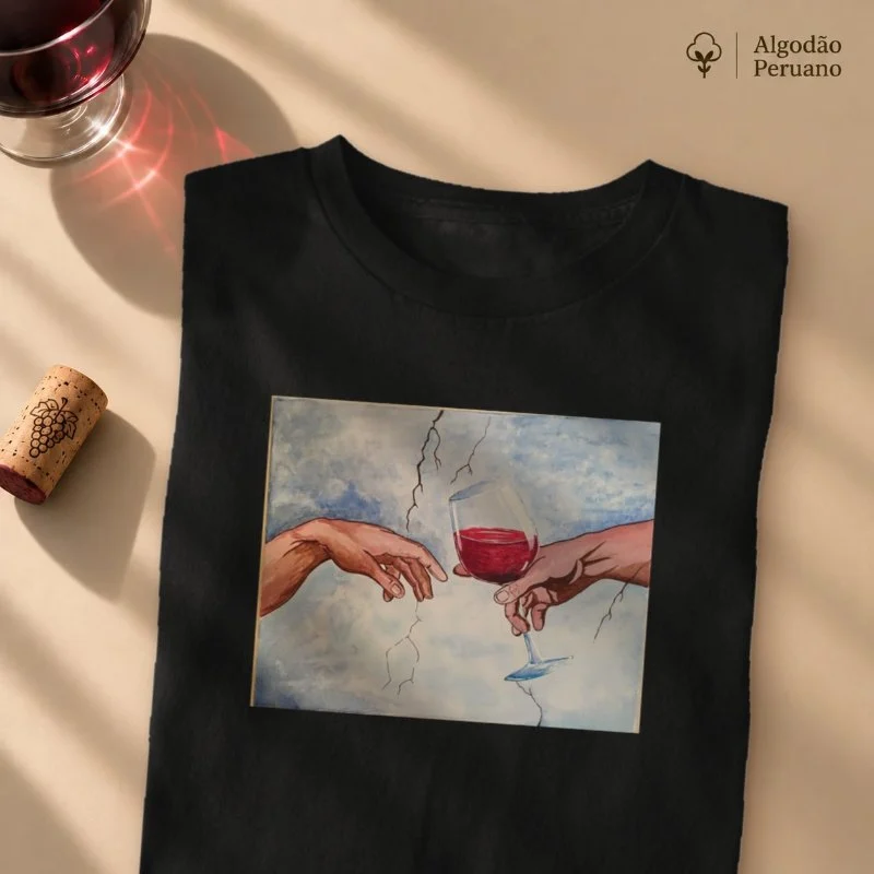 Camiseta A Criação do Vinho
