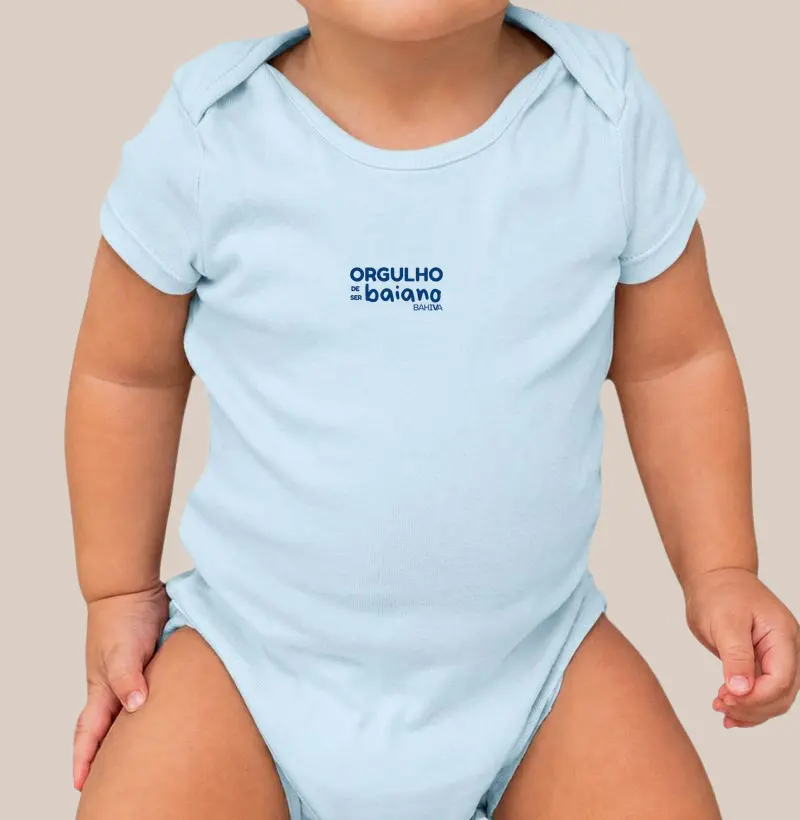 Orgulho de ser baiano no miudinho - Body Infantil