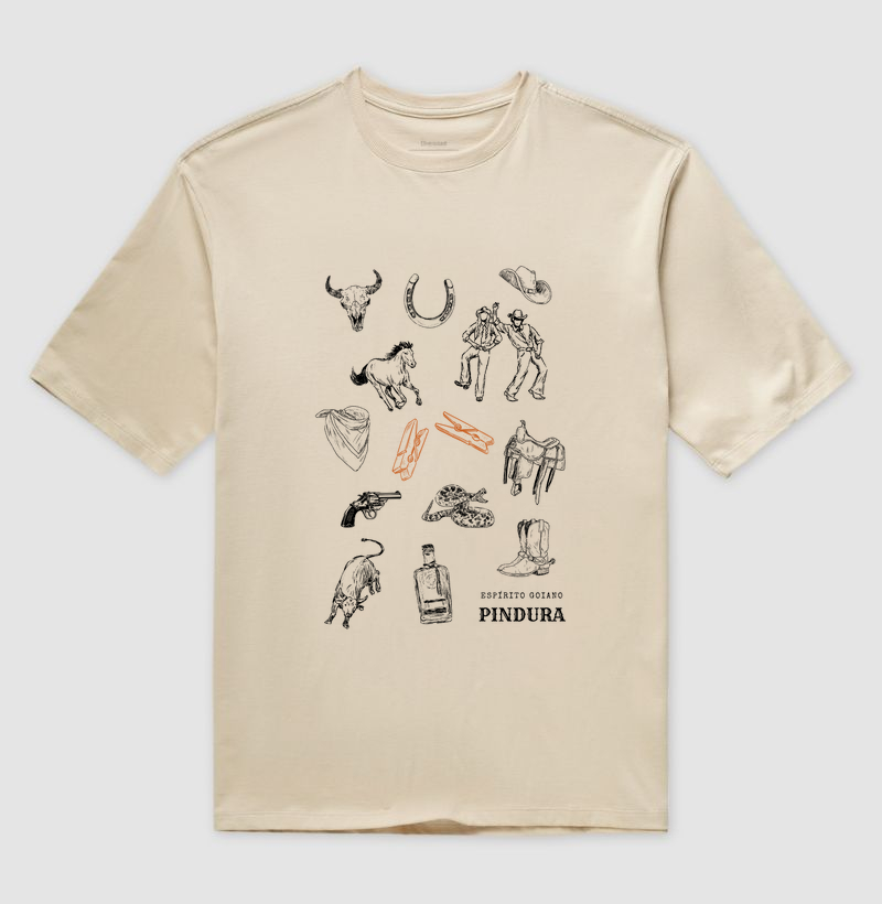 Camiseta Oversized Espírito Caipira