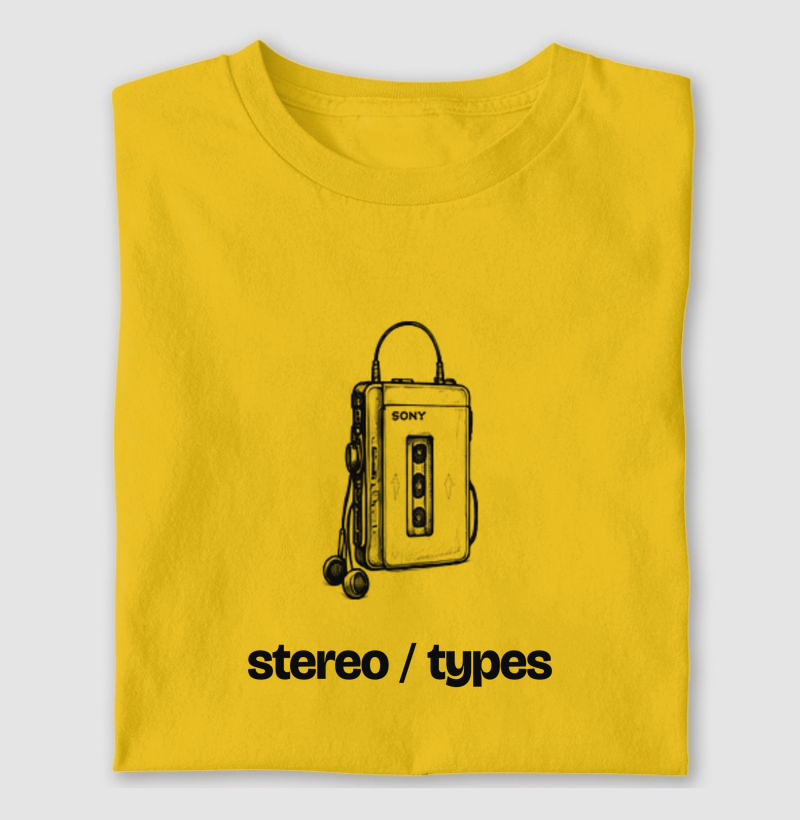 Toca-fitas Portátil · Ilustrado · STEREO TYPES