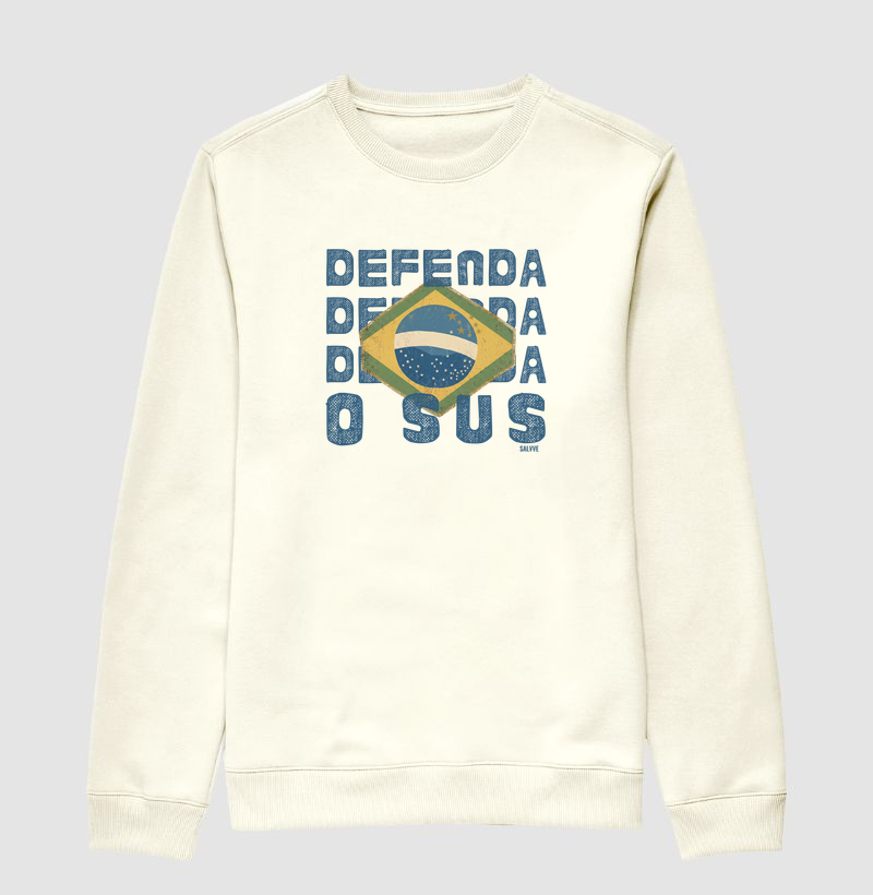 Defenda o SUS - Suéter Moletom