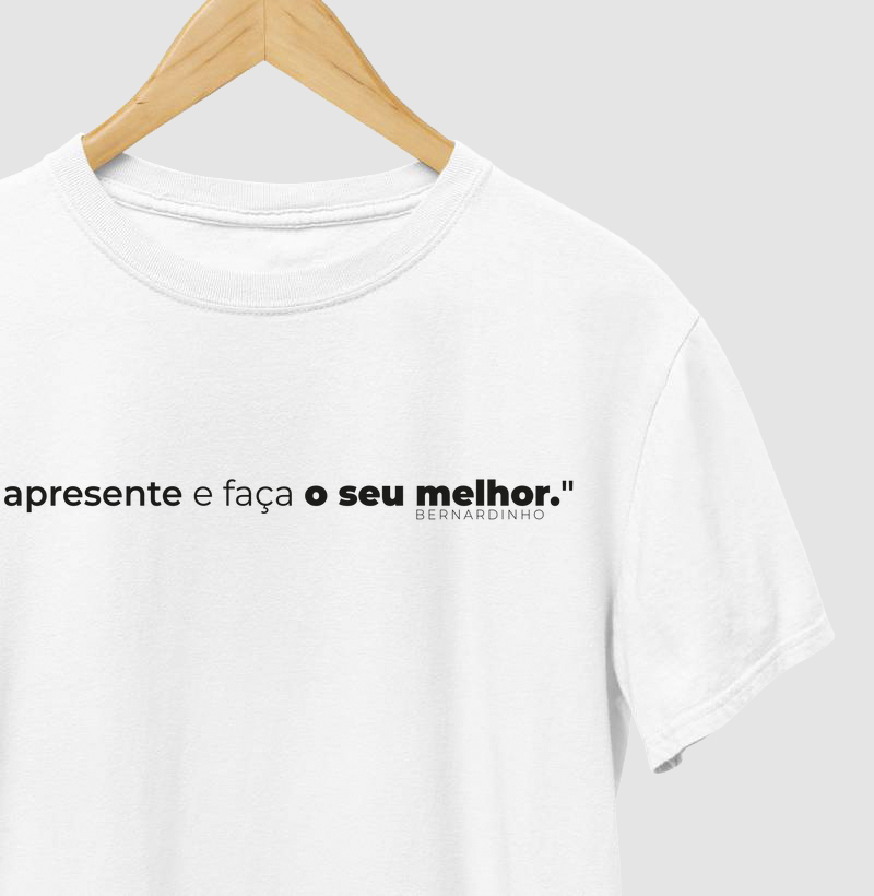 se apresente e faça o seu melhor