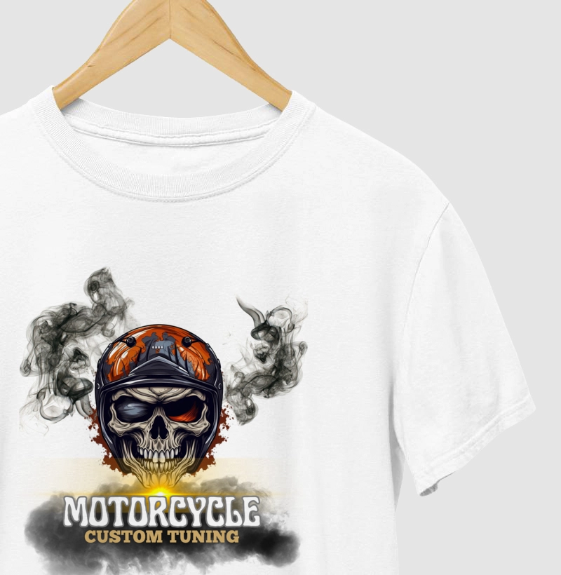 Camiseta Motociclista Motorcycle Custom Tuning 2