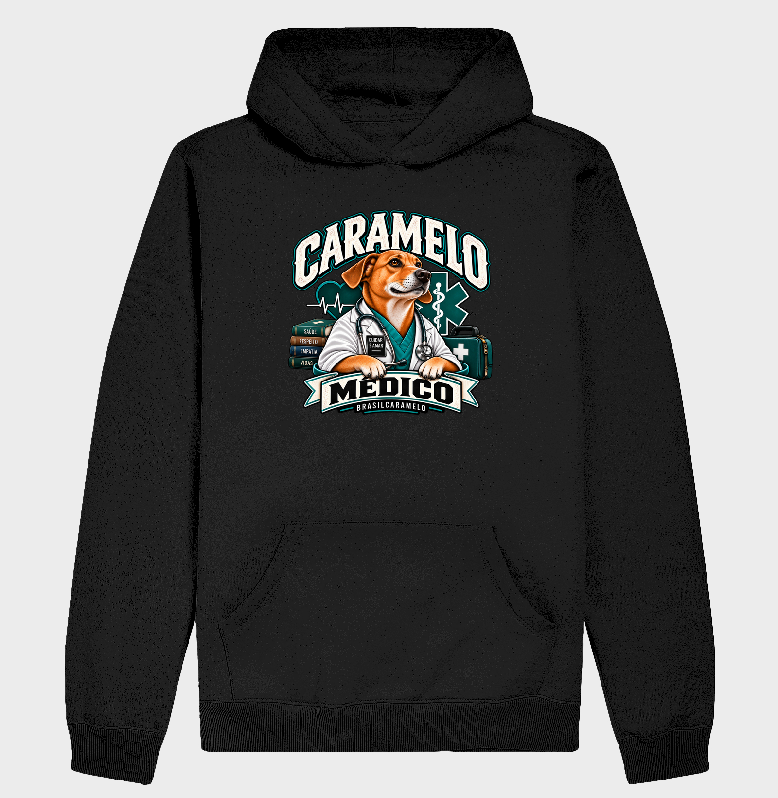 Caramelo Médico - Hoodie Moletom