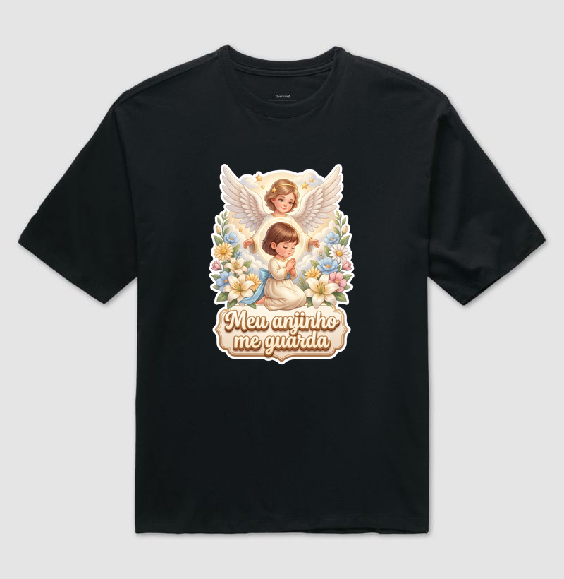 Meu Anjinho me Guarda - Camiseta Oversized
