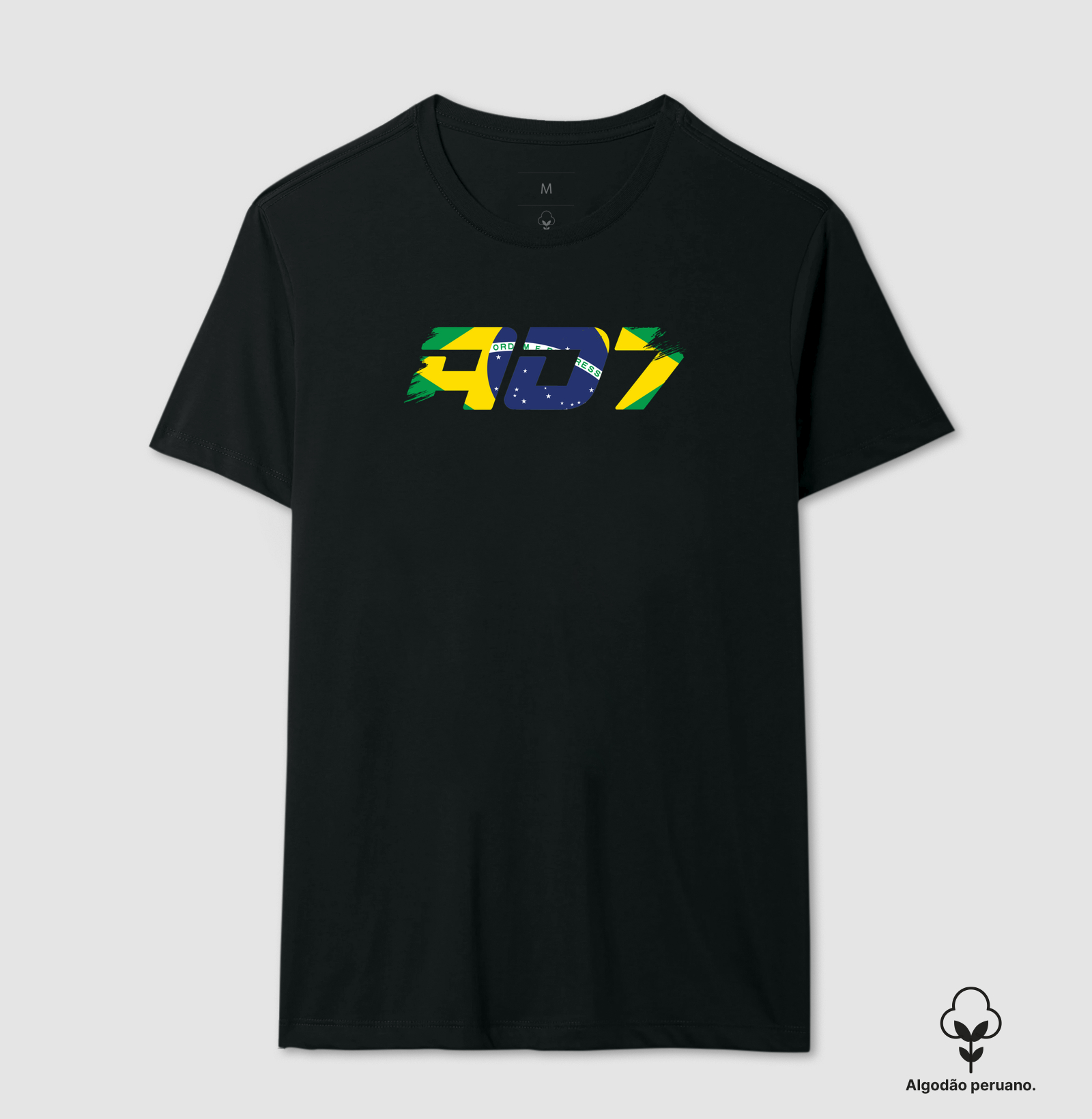 Camiseta AD7 Brasil Futevôlei Algodão Peruano