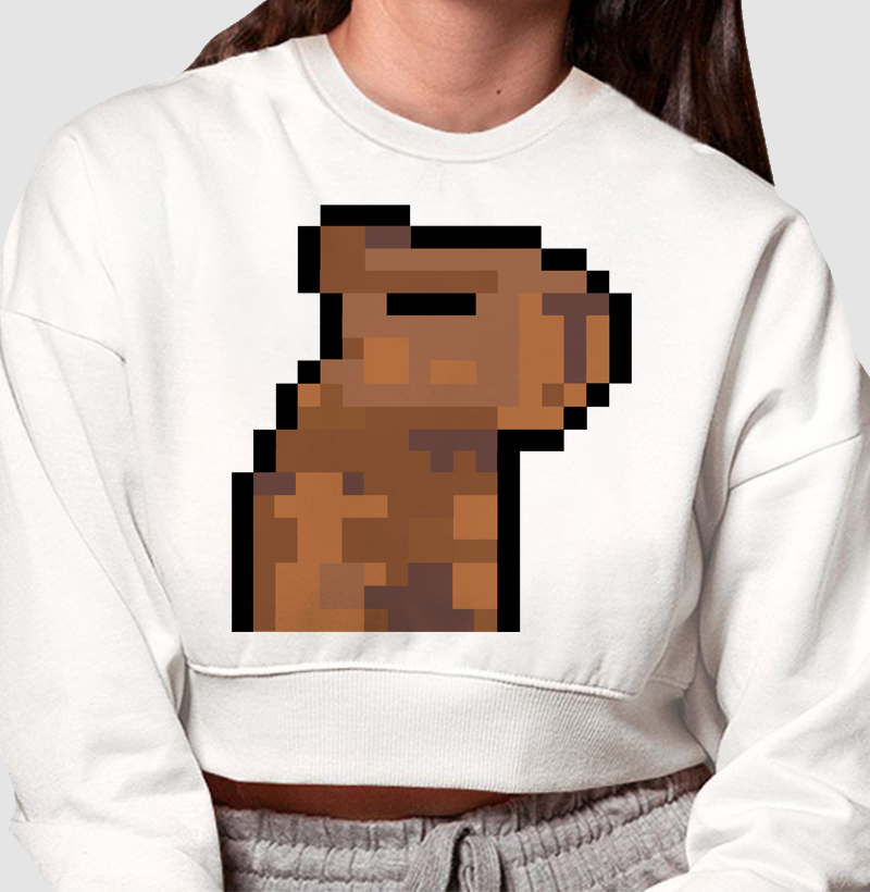 Capivara Pixel – Think Tee