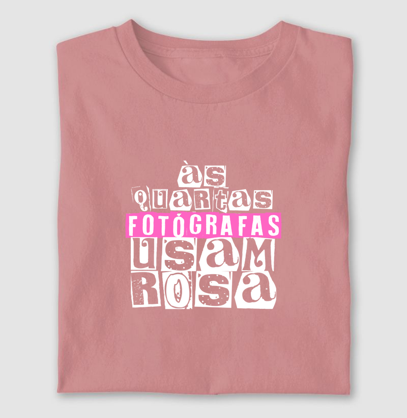 Às quartas fotógrafas usam rosa 