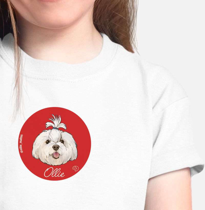 Ollie Vermelho - Camiseta Infantil