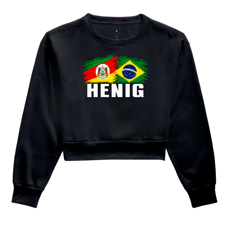 Henig  - Cropped Moletom