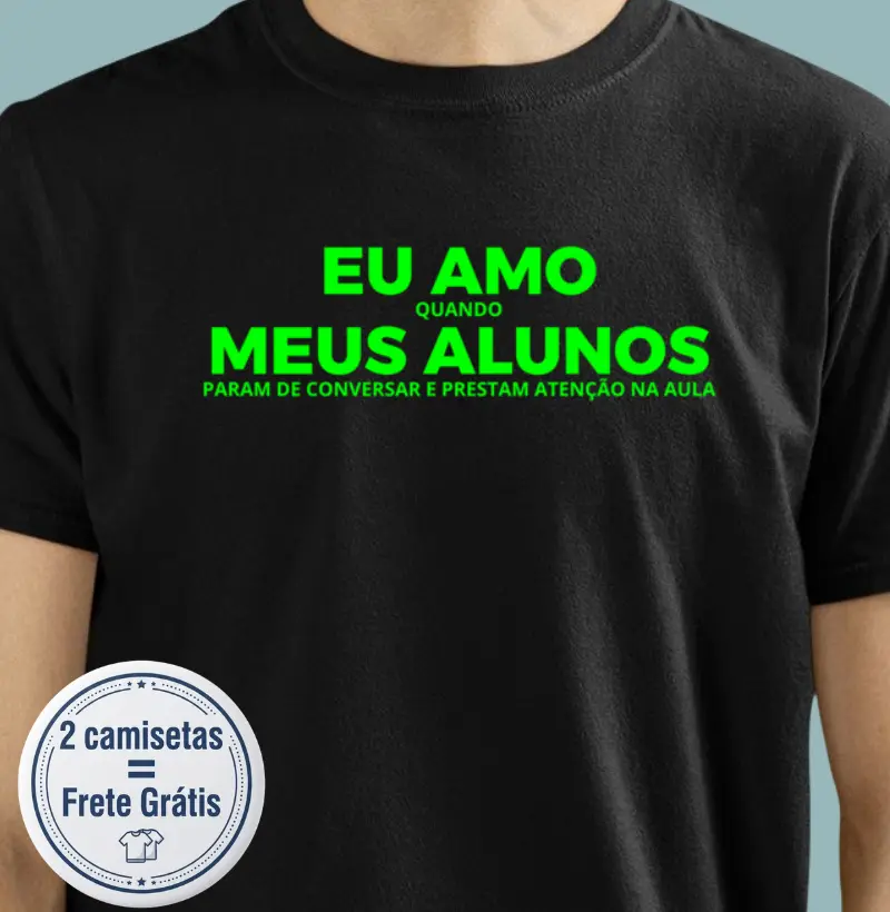 Camiseta Premium Professor/Pedagogo
