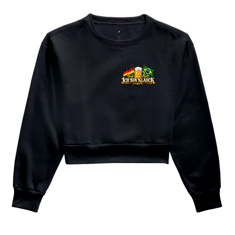 Ich bin Klauck - Cropped Moletom