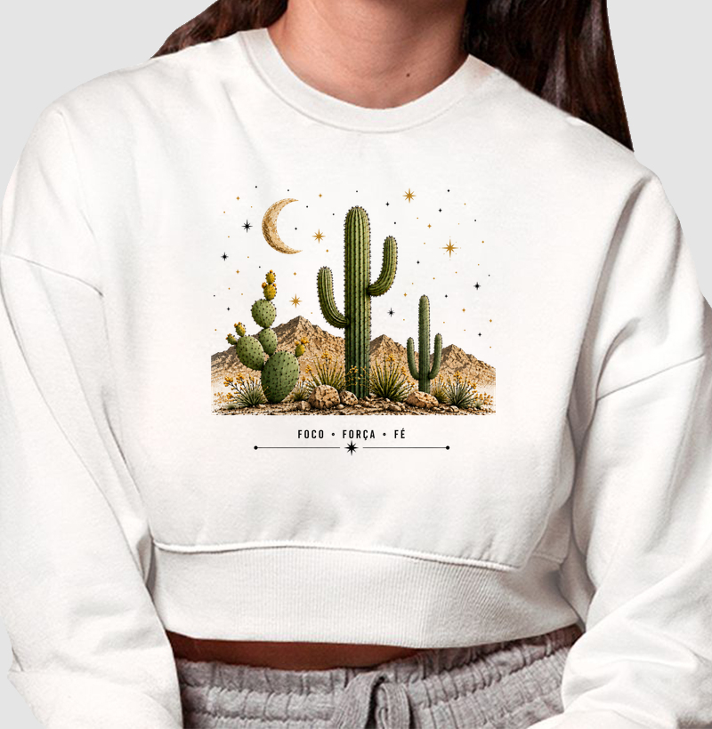 Camiseta Foco, Força e Fé