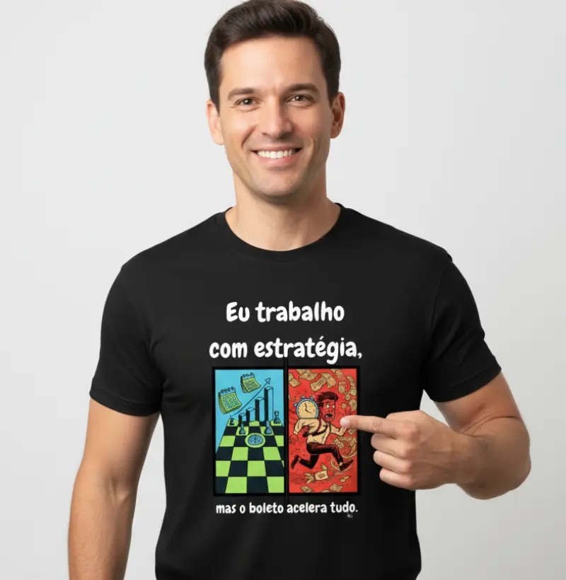 Eu trabalho com estratégia, mas o boleto acelera tudo.