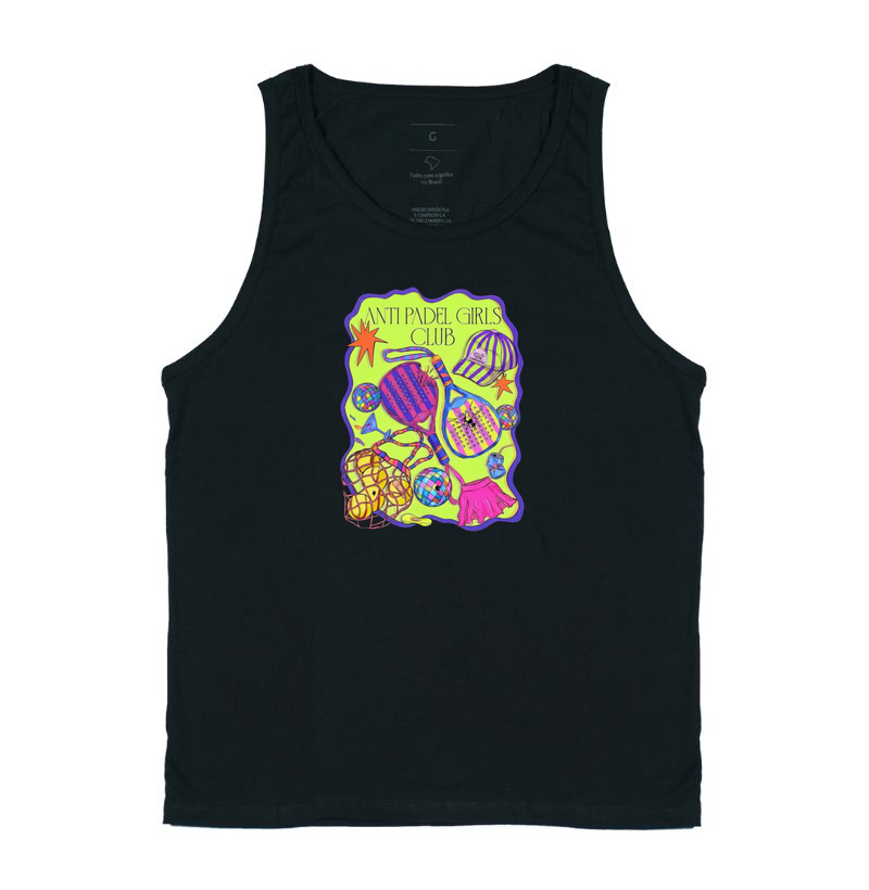 Camiseta Feminina Anti Padel Girls Club Retrô